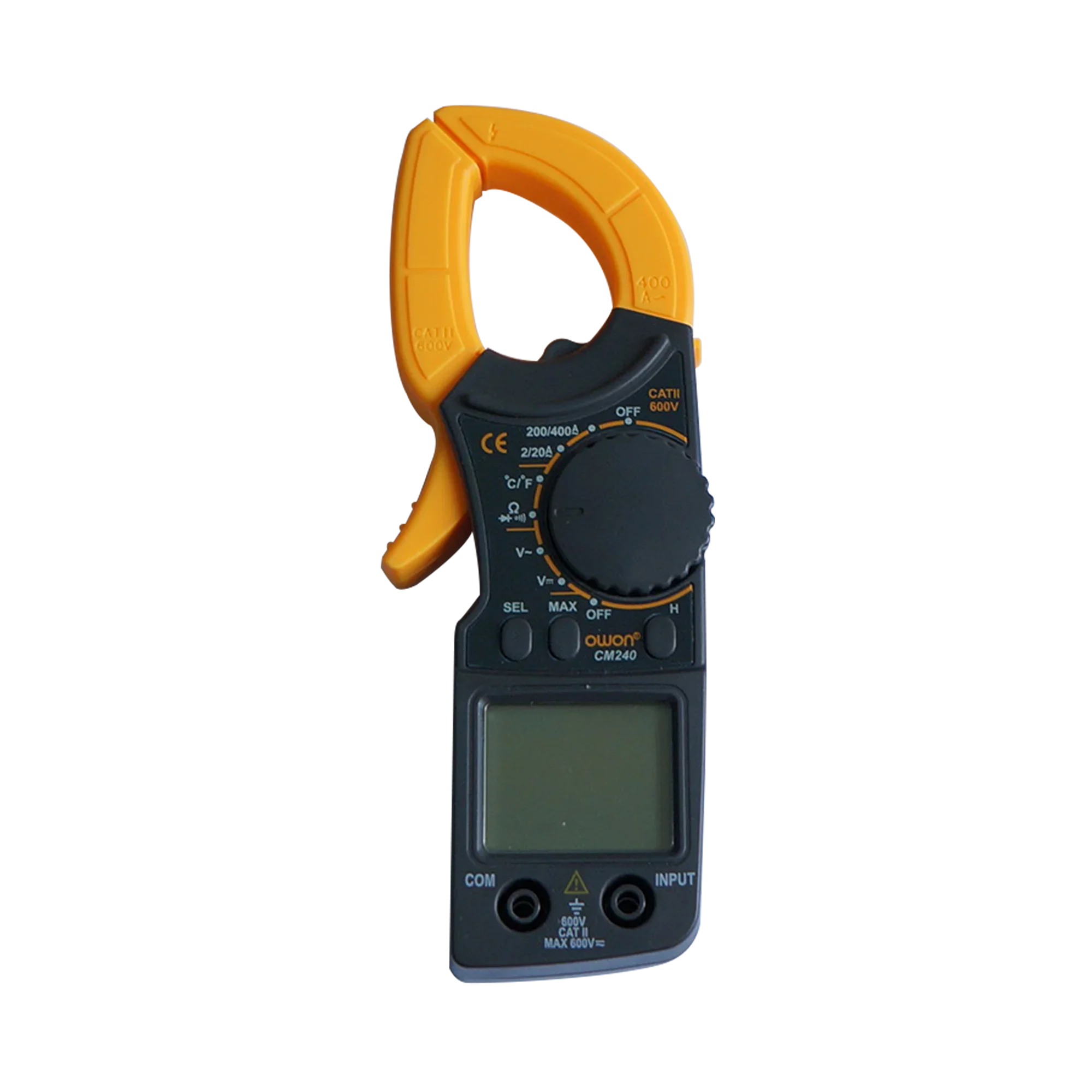 CM240 Clamp Multimeter Ammeter 2000 Counts Display Auto Range With Data Hold Digital Clamp Meter