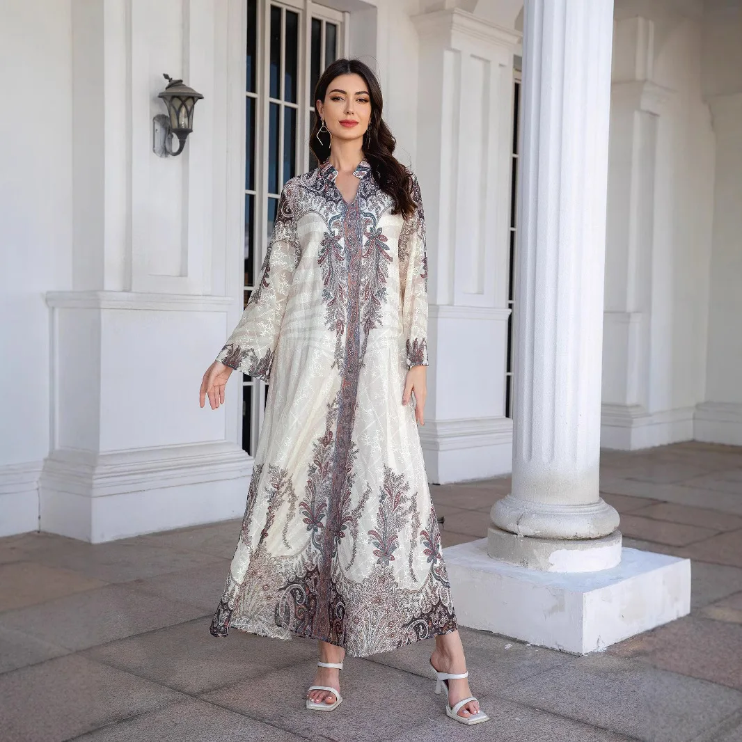 

Женское мусульманское платье с бриллиантами Eid Vestidos Largos Abaya, мусульманский кафтан, вечерние халаты Джалабия, Рамадан, Марокко, Дубай, кафтан 2026