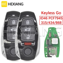 HE ID46 PCF7945AC 315/433/868MHz Proximity Keyless Go autosleutel 7P 6959754 OP Voor VW Volkswagen Touareg 2010-2018