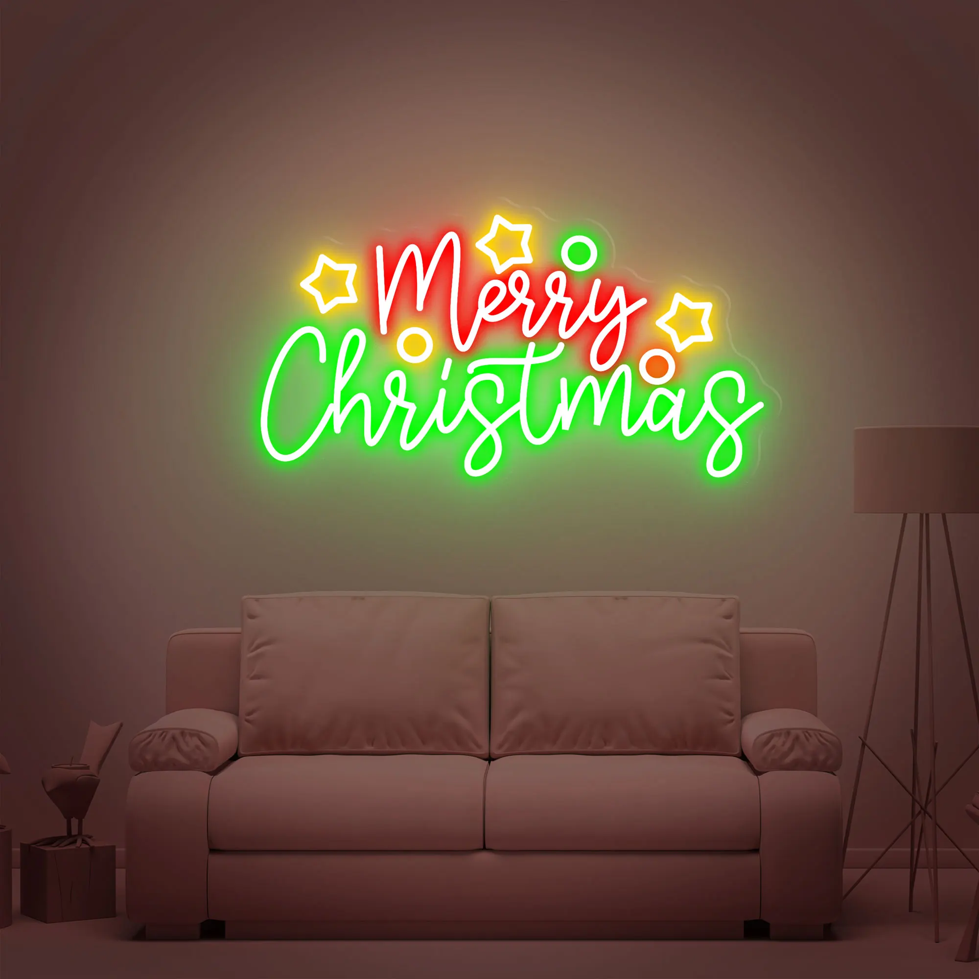 Merry Christmas Neon Sign,Christmas decoration,Christmas Led Light,Party Event Decor,Personalized Christmas Gifts,Holiday Decor