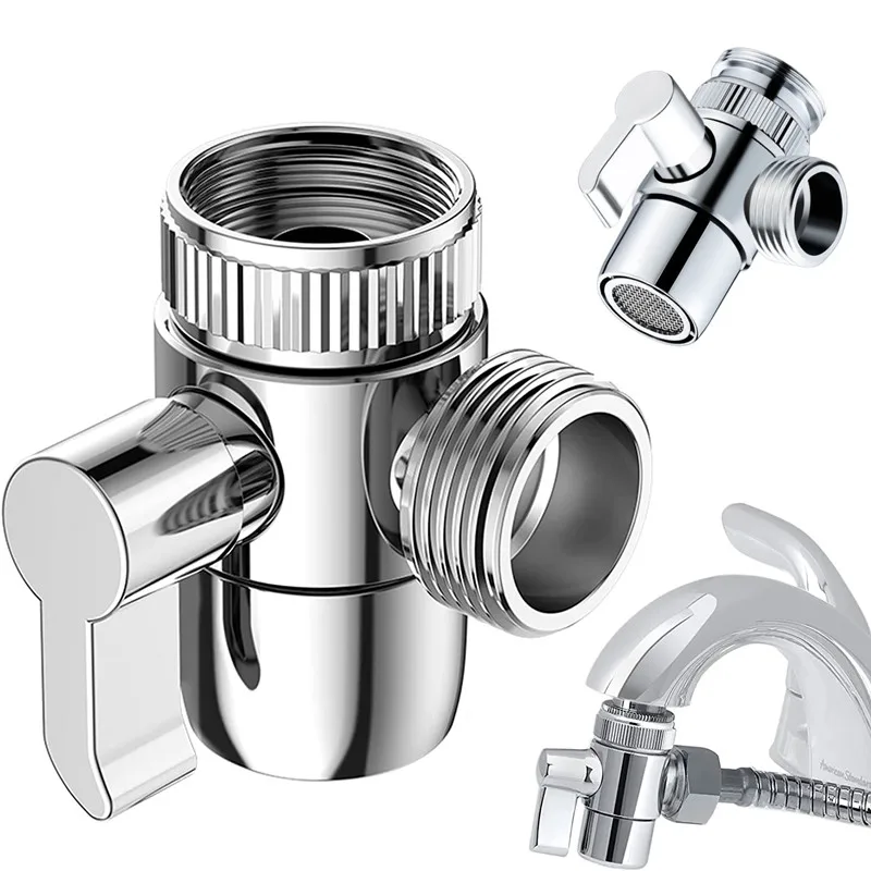 Przełącznik M22/M24 Adapter kranu Rozdzielacz zlewu kuchennego Zawór przełączający Złącze kranu do toalety Bidet Prysznic Łazienka Kuchnia