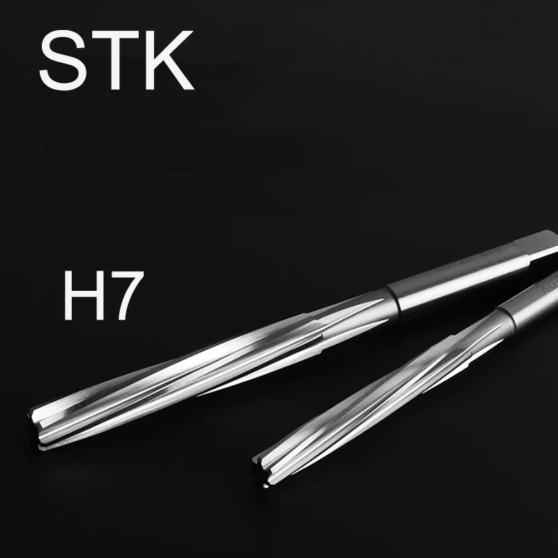 

Японский оригинальный STK, 1 шт., ручная развертка из быстрорежущей стали, инструмент для обработки, спиральная канавка, кобальтовая резка, H7, диаметр хвостовика 2-20 мм
