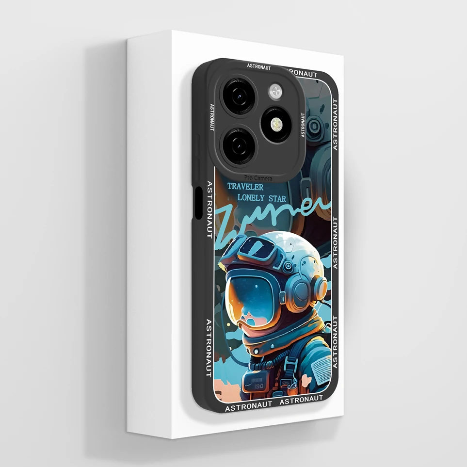 Etui na telefon Tecno SMART 8 Purple Star Miękka silikonowa osłona tylna Coque dla SMART8 Pro Shell SMART 8PLUS Carcas Capa