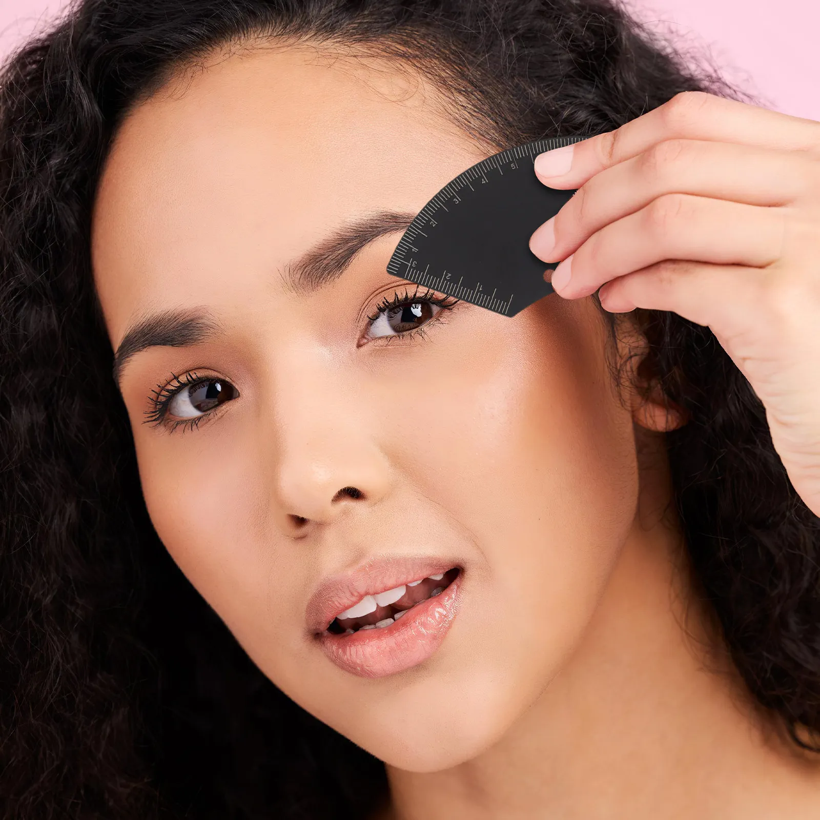 3Pcs Eyebrow Mapping Ruler Tool Professional Precision Brow Positioning Guide for Symmetrical Natural Brows Eyebrow Shaping Tool