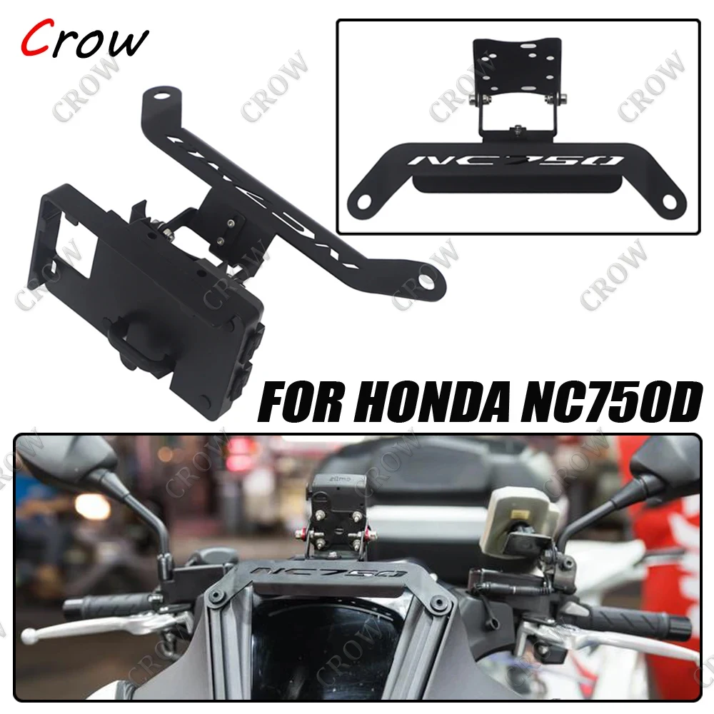 FOR HONDA NC750D NC 750D nc750d nc 750d Motorcycle Front Phone Stand Holder Smartphone Phone GPS Navigaton Plate Bracket