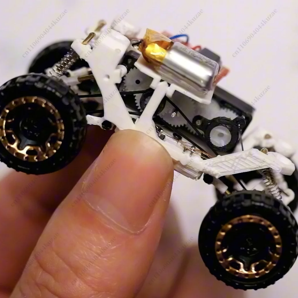 1:64 Suspension 4WD Upgrade Kit, 2.4G Full-Proportional Remote Control, Chip, Printed Parts & Tutorial