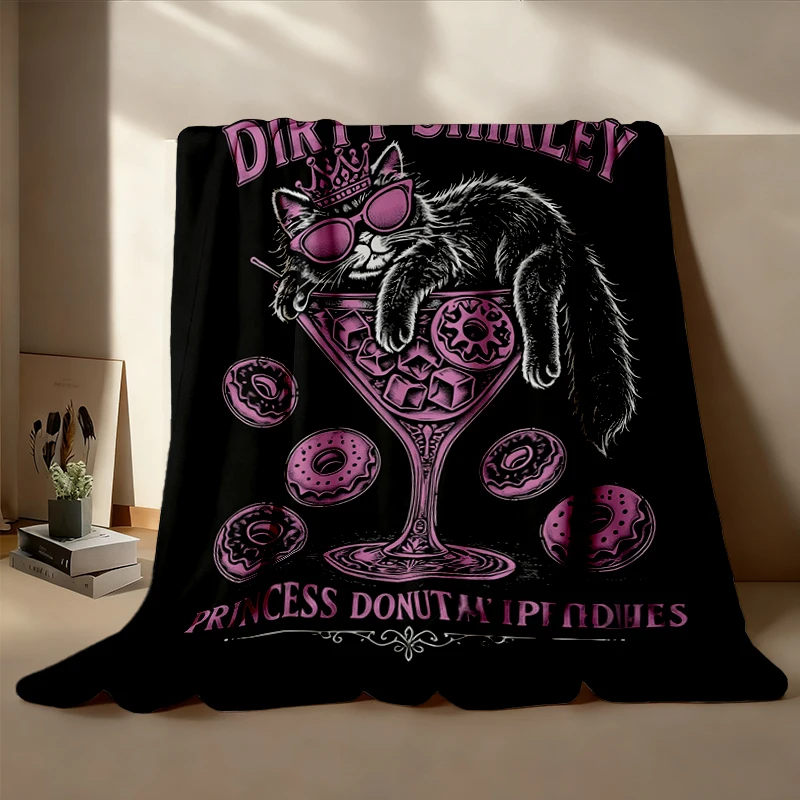 The Desperado Club Princess Donut Approved Flannel Blanket Dungeon Crawler Carl Mongo Flannel Throw, Princess Donut Dirt