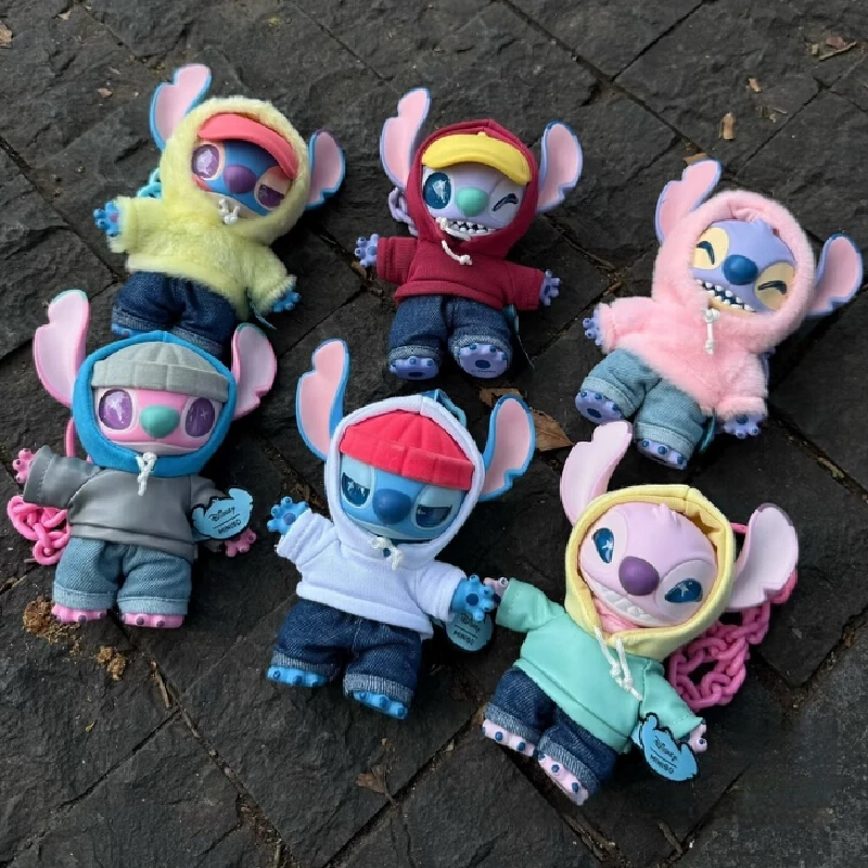 

Genuine Stitch Genz Street Series Blind Box Vinyl Figure Pendants Anime Collectible Mystery Box Cute Room Decor Kids Gift