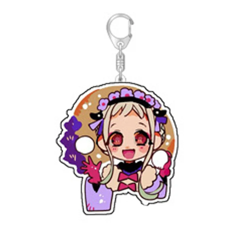 Anime acrílico banheiro chaveiro, Jibaku Shounen Hanako Kun pingente, chaveiros, 2020