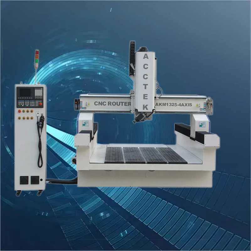 AccTek New Designed CNC Milling Machine For Woodworking Foam Modal Making CNC Sunken Worktable For High Size Material Engraving