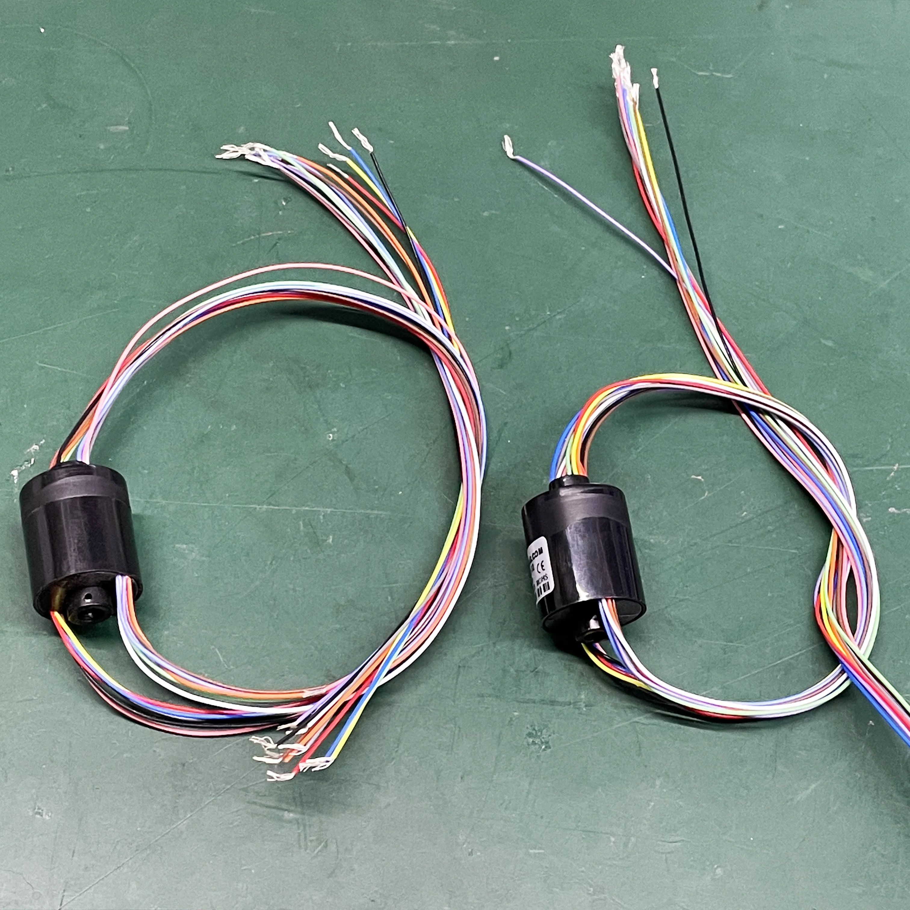 12 circuit 2A outer diameter 12.5mm sliding ring double contact wire passing collector ring conductive motor