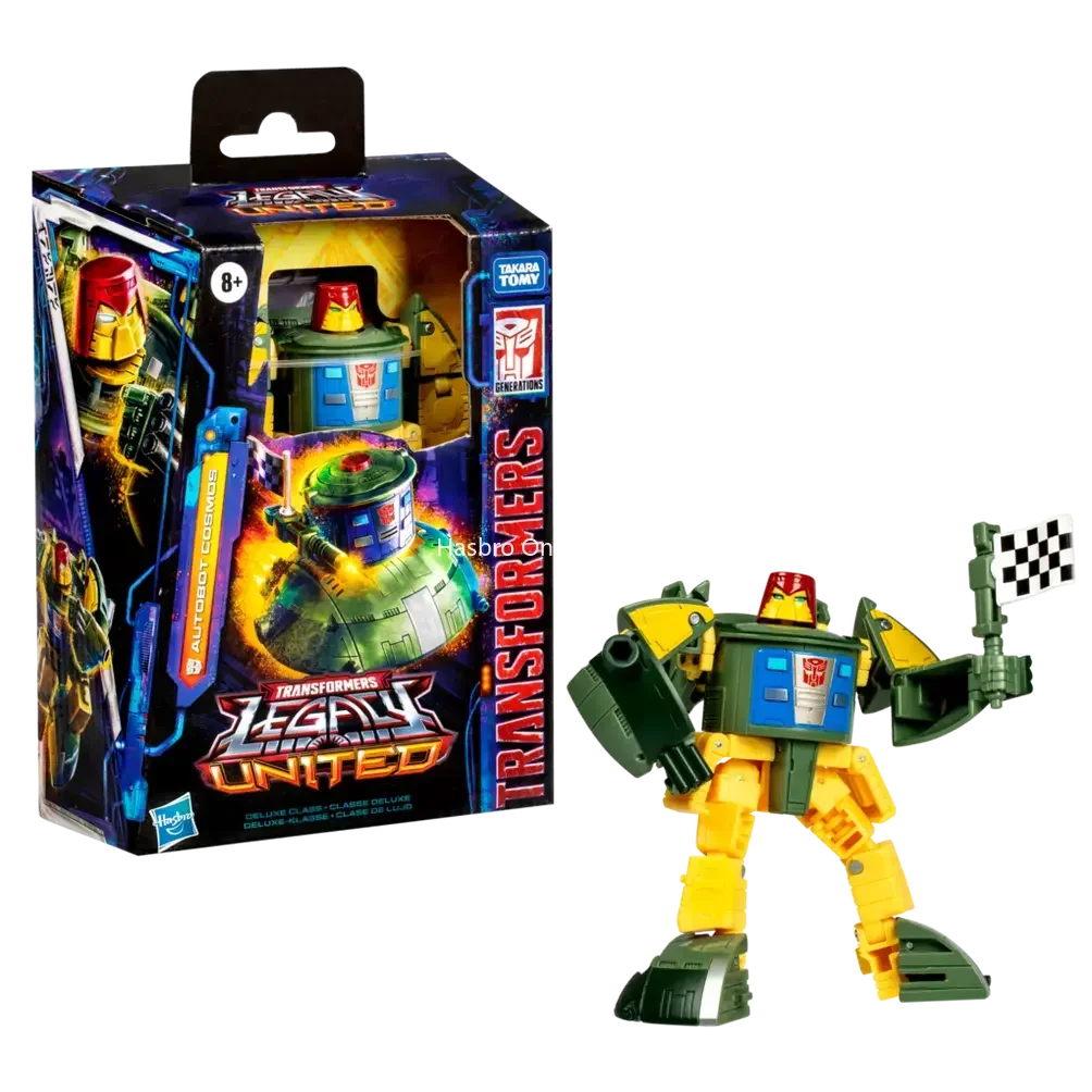 

Hasbro Transformers Legacy Deluxe Class Autobot Cosmos, 5.5-inch Converting Action Figure, 8+ G1033