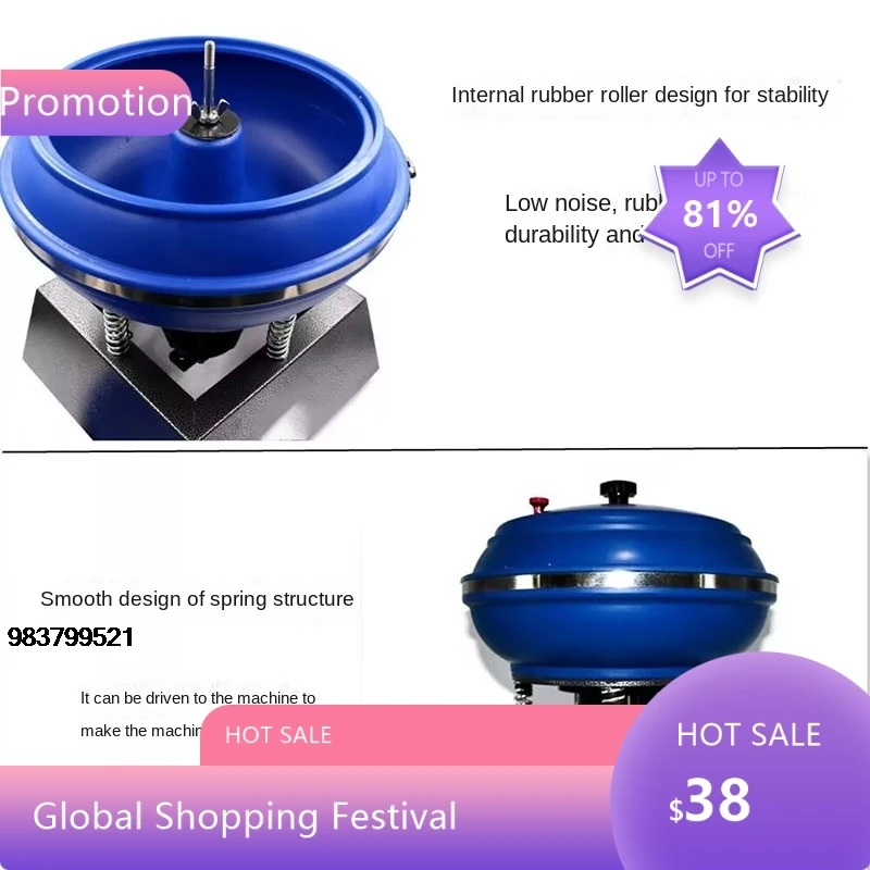 

184212-дюймовая вибрационная полировальная машина, используемая для очистки пятен поверхности и удаления примесей ювелирных изделий