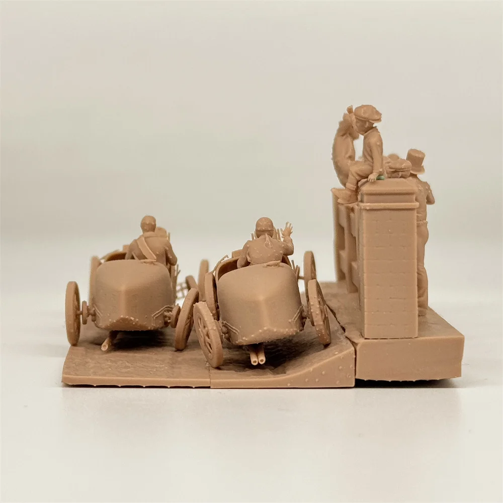 1/72 مقياس السباق الأسطوري 1900 شخصية الراتنج نموذج المشهد التاريخي مصغرة الديوراما #3