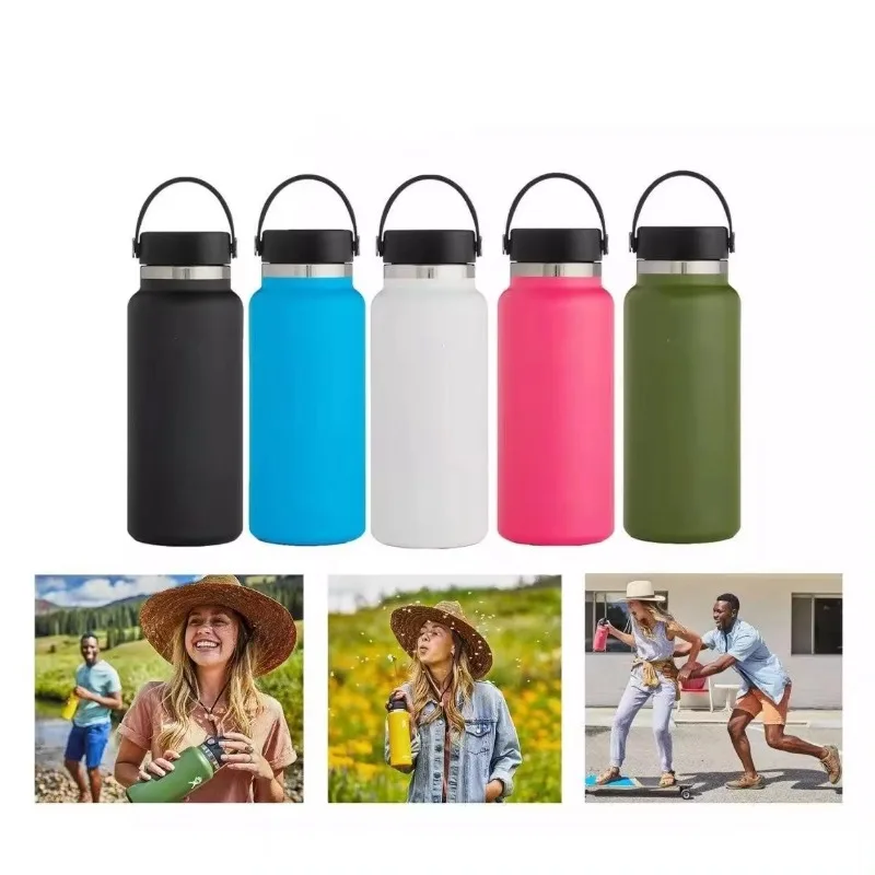 New American Space Thermos Cup 304 Stainless Steel Outdoor Sports Kettle Hydro Flask