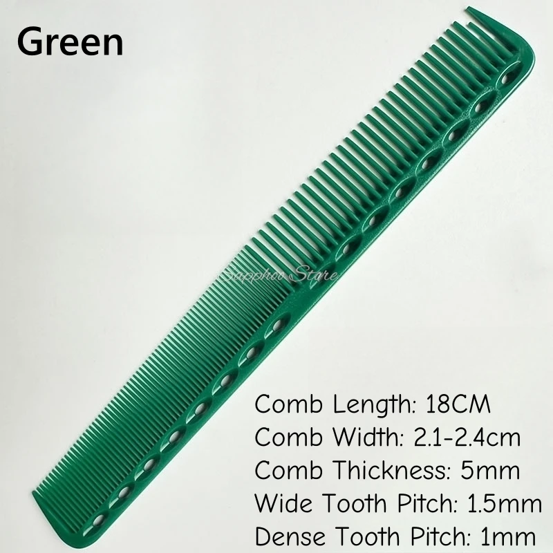 1PC 18cm Professionelle Friseur Haarschnitt Kamm Doppel Headed Anti Statische Hohe Temperatur Widerstand Salon Haar Styling Werkzeuge