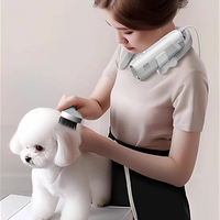 High Power Pet Hair Dryer for Dogs Wearable Neck Hanging Blower 2-in-1 Bathing & Grooming Tool Portable Pet Grooming Equipment