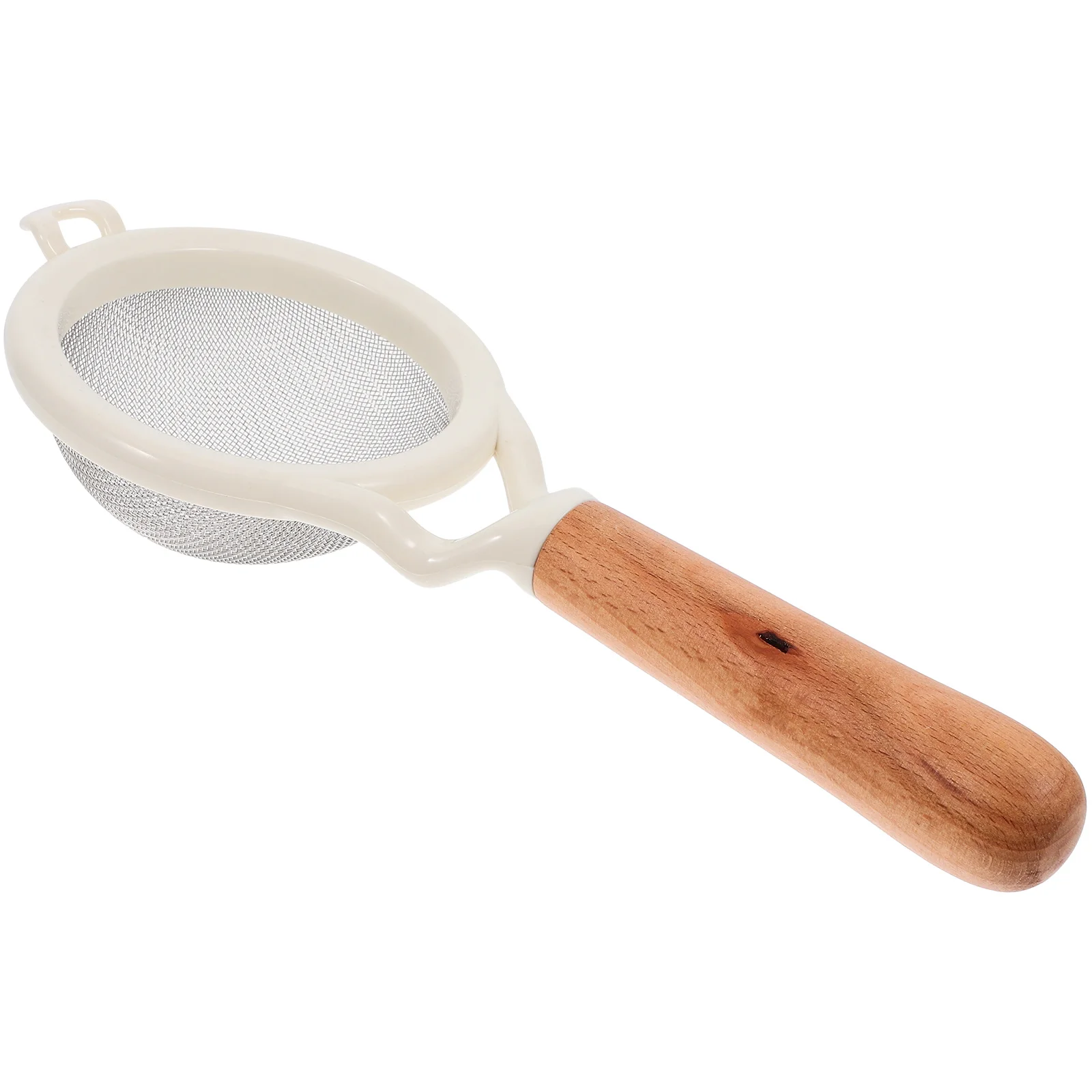 

Fine Mesh Sieve Stainless Steel Flour Sifter Wooden Handle Baking Tool Kitchen Strainer Powder Sugar Filter Flour Shaker