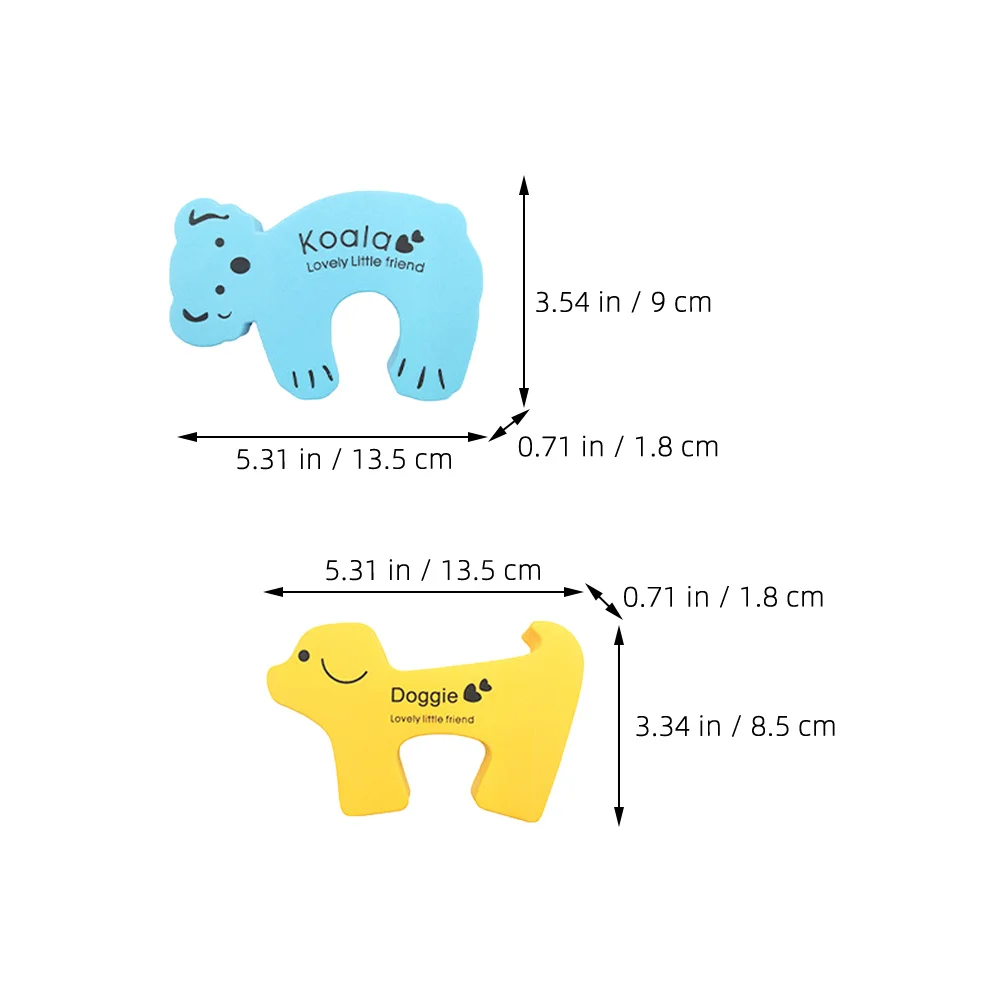 6 szt. Ogranicznik do drzwi dla dzieci, zabezpieczenie przed przytrzaśnięciem palców, ochrona bezpieczeństwa dziecka, materiały NBR, łatwy montaż bez narzędzi, ogranicznik do drzwi zapobiegający zatrzaskiwaniu.