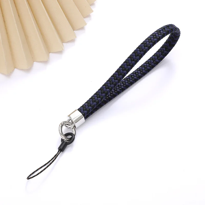 Woven Leather Phone Strap