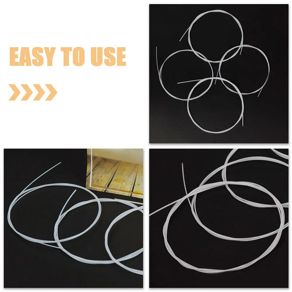1 Bag Clear Nylon Ukulele String Robust Long-Lasting Replacement Musical Instrument Part for Ukulele String Repair and