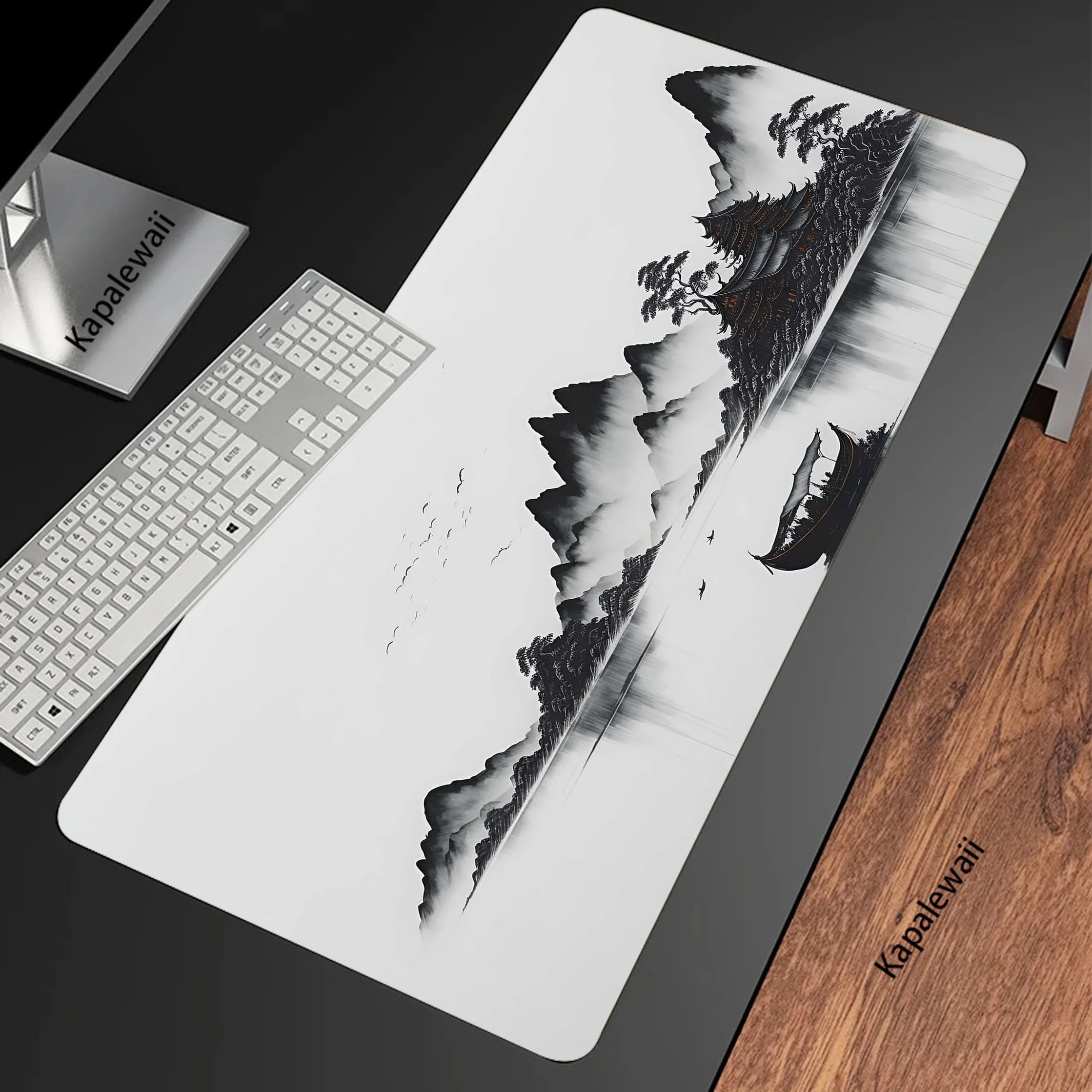 Mountain Serenity Japan Art Gaming Mouse Pad XXL Large Mouse Mat Laptop Mouse Carpet Game Carpet Keyboard Pads Gamer Desk Mat