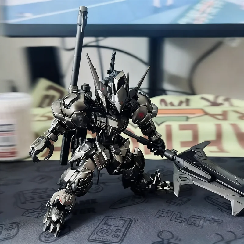 

MGSD Barbatos Iron-Blooded Orphans Electroplated Silver Colorway Assembly Model Kit Action Figure Boys' Puzzle Toys Collectible