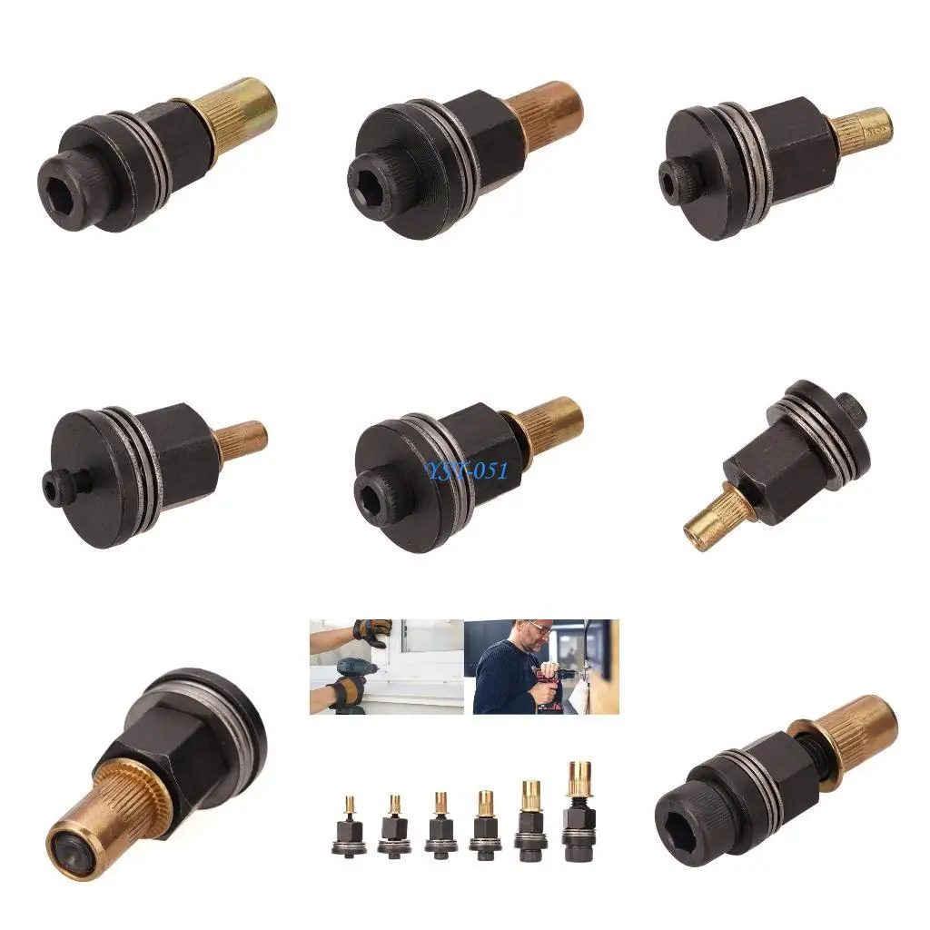 

E15A Набор ручных заклепок Набор металлических головок для ручных заклепок Простая установка в ограниченном пространстве