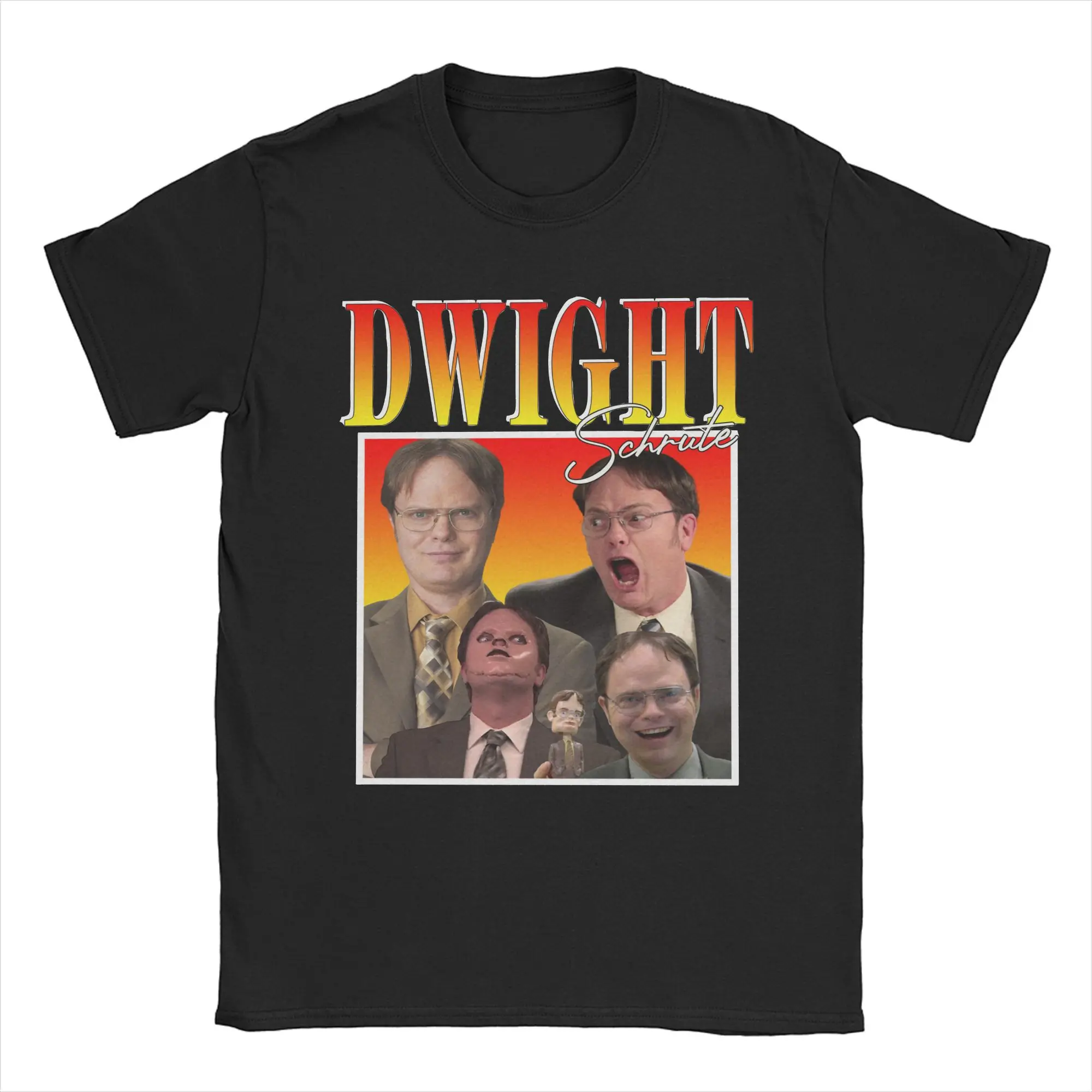 Men Dwight Schrute The Office Tv Series T Shirts  100% Cotton Clothes Vintage Short Sleeve Crewneck Tee Shirt Plus Size T-Shirt