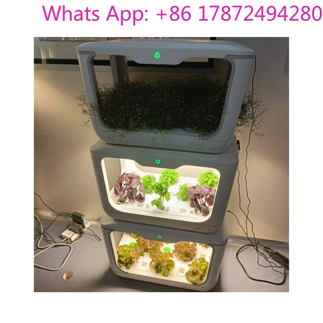 Smart Home Plant Machine Plastic Vegetable Led Grow Lights Box Onions Planting Machine