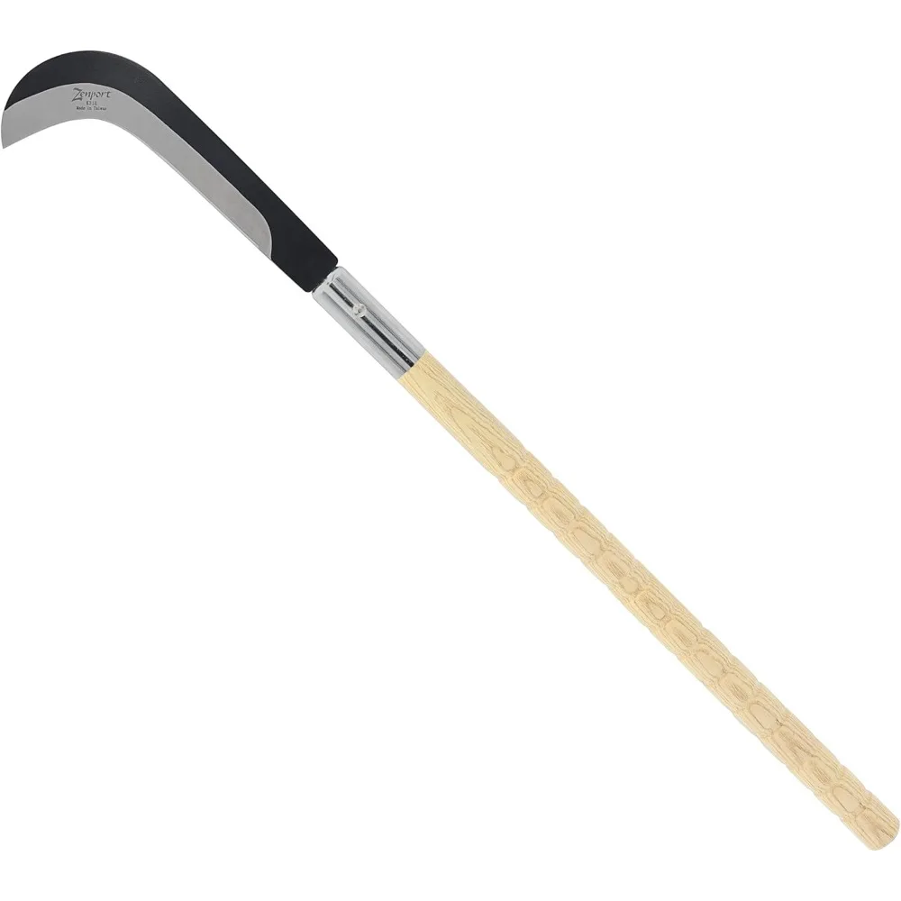 

Zenport K318-12PK of Sickles, 30.5-inch (77.5cm) Length, Long Wood Handle, Curved Sickle Blade, 12-Pack