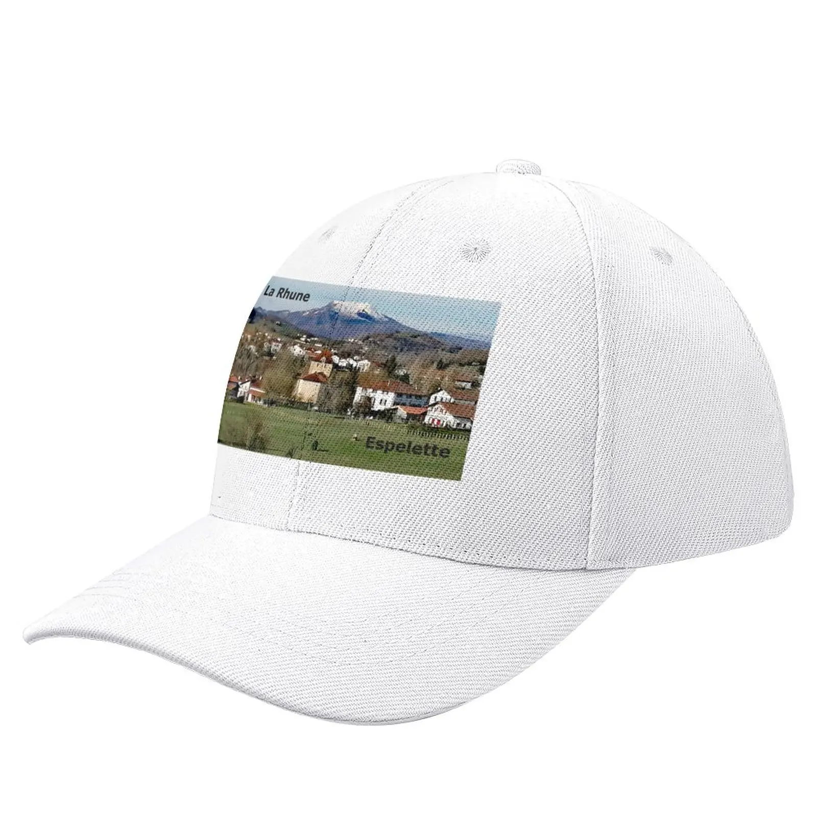 La Rhune and the Village of Espelette Baseball Cap Hat Man For The Sun Trucker Hat Hats Woman Men's