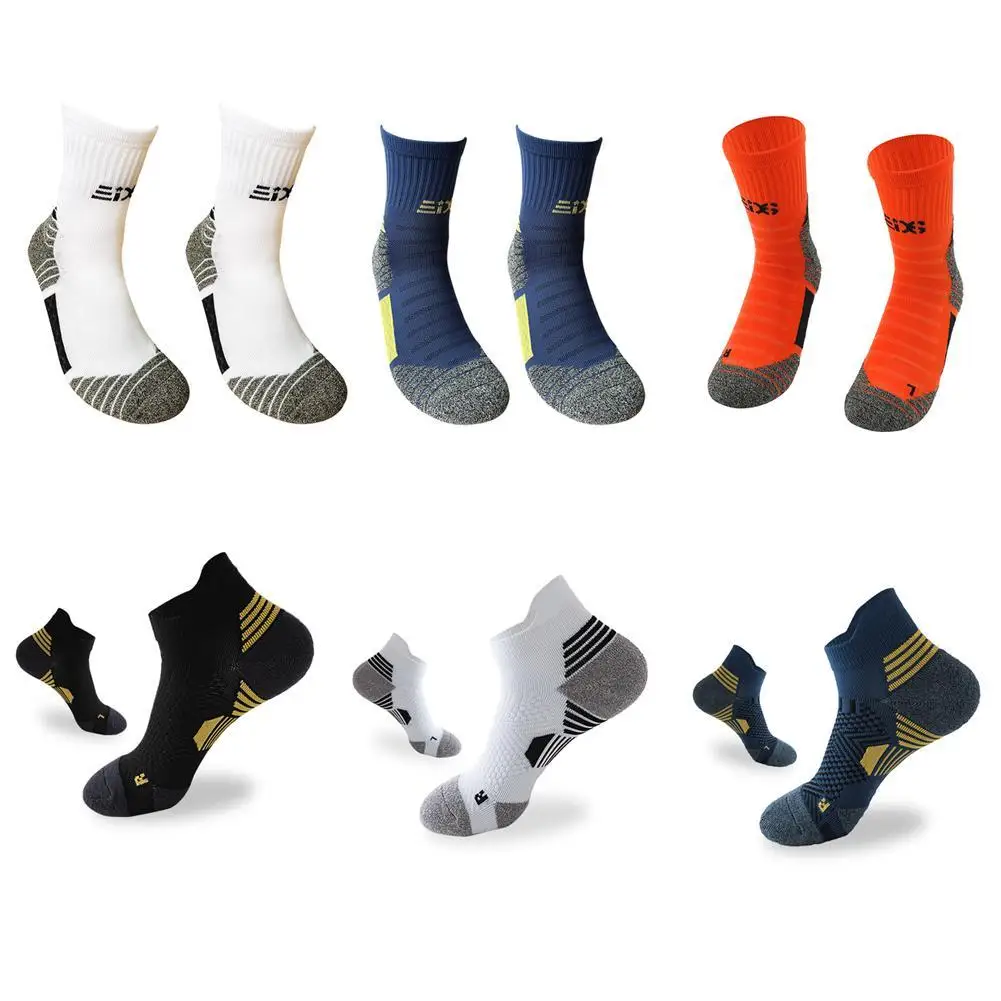 Deodorant Nano Copper Sports Socks For Men,Non-slip Basketball Sock Summer Compression Climbing Running,Professional Sport Socks