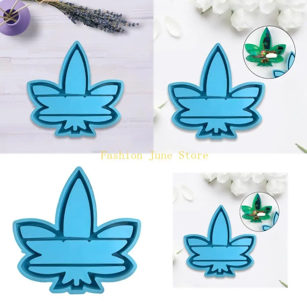 

N5KA Maple Leaf Rack Resin Mold Storage Shelf Display Stand Silicone Mould