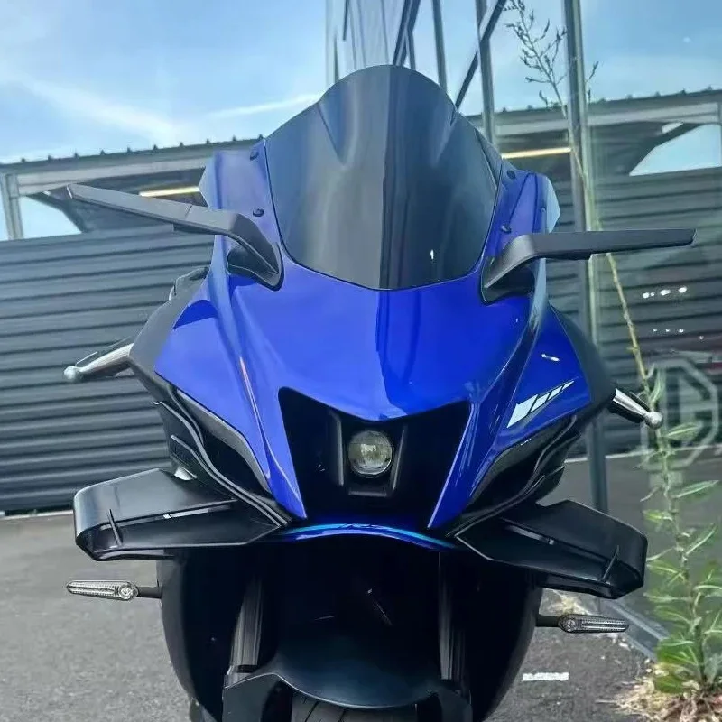For YAMAHA YZF-R7 YZF R7 2021-2023 Front Fairing Winglets Aerodynamic Wing Cover Protection Guards Kit Cowl Fixed Wing