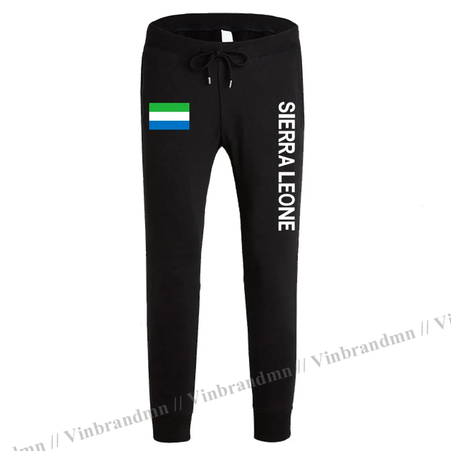 

Sierra Leone Leonean SL SLE mens pants joggers jumpsuit sweatpants track sweat fitness fleece tactical casual nation country NEW