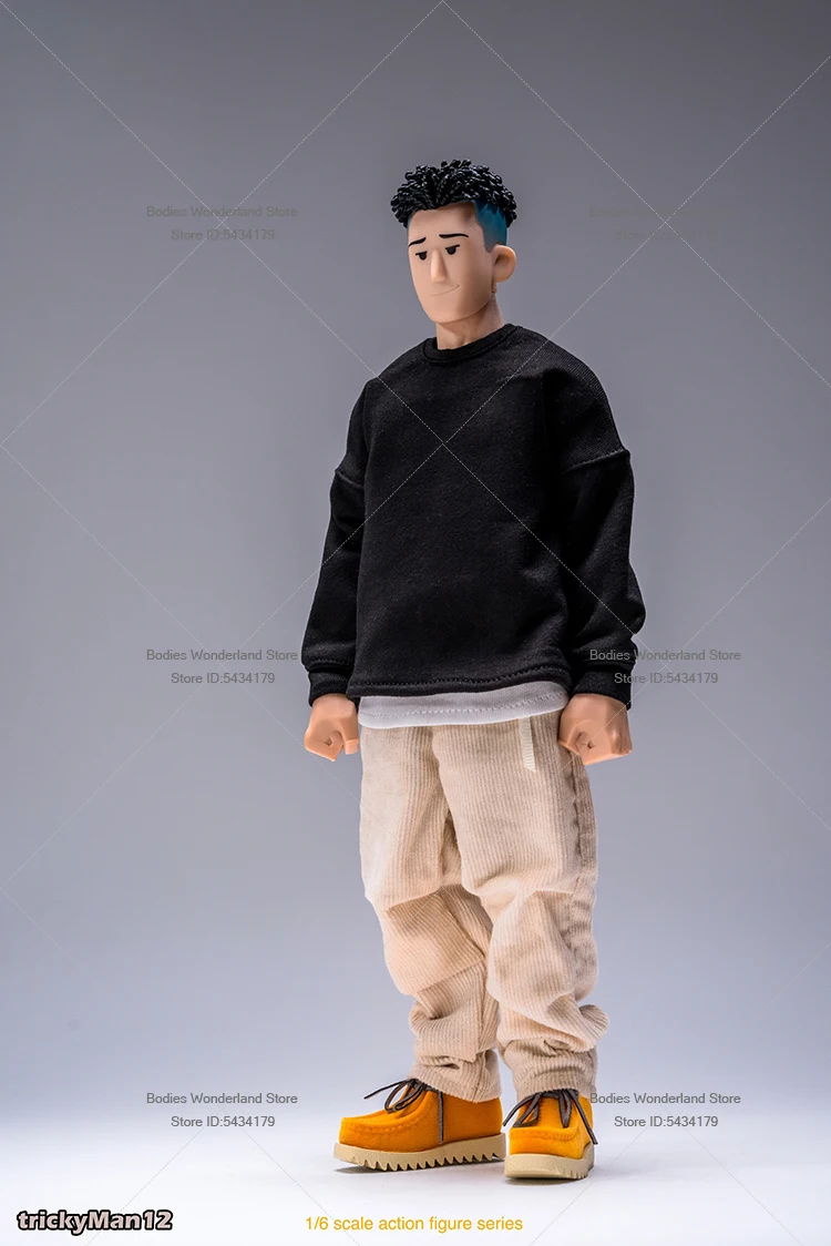 Em estoque trickyman12 1/6 escala soldado masculino na moda roupas de rua móvel 12 Polegada figura ação conjunto completo boneca coleção