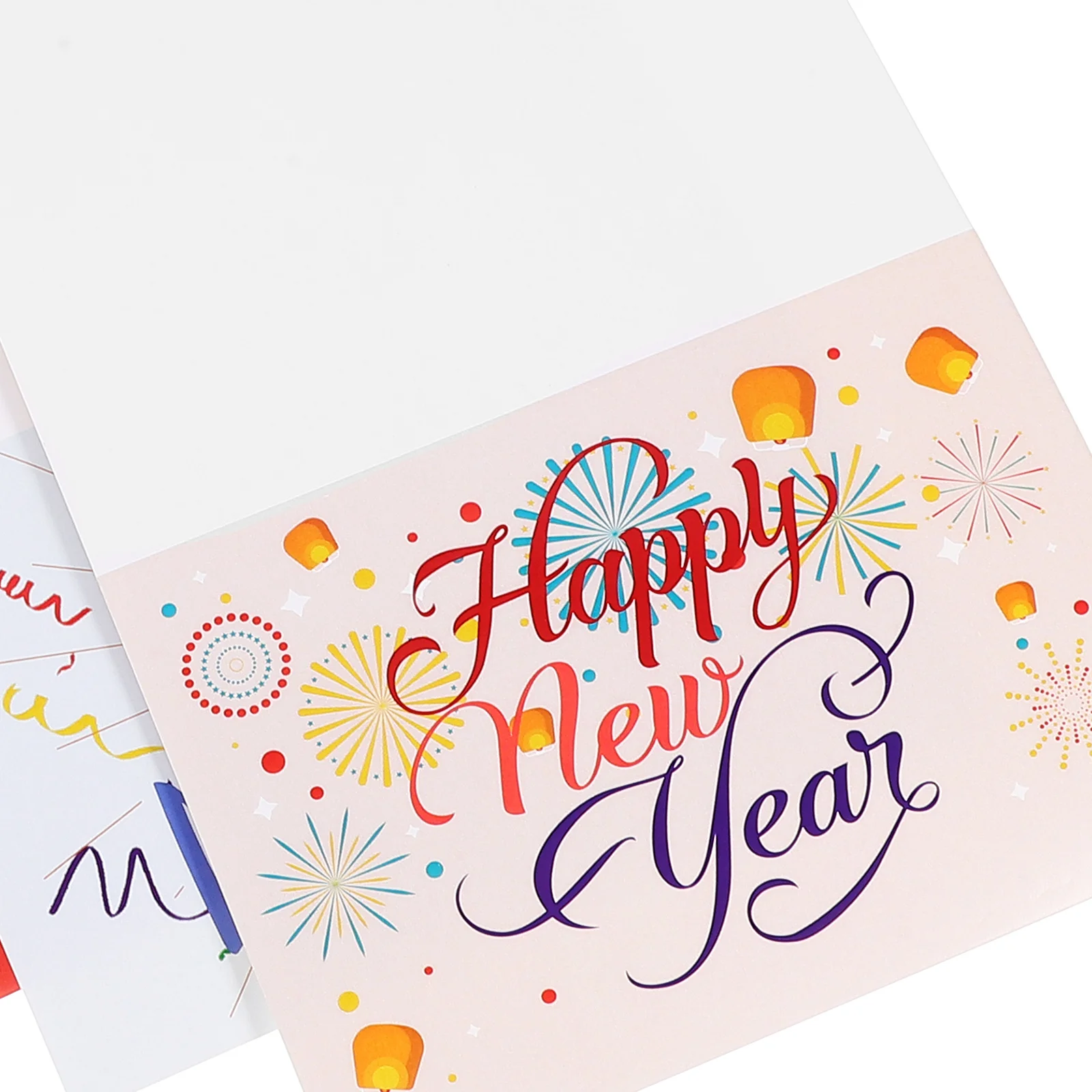 

1 комплект, набор поздравительных открыток на Новый год, бумажные открытки премиум-класса с благословением, приглашение на вечеринку, праздничный подарок, конверты, поздравительные открытки