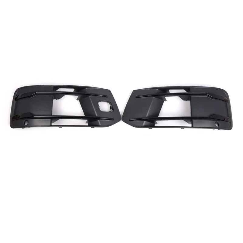 

2 Pcs Fog Light Frame Cover Trim Front Bumper Lamp Grille Cellular Grid for Audi Q7 2016-2021 Ordinary Style Car Accessories