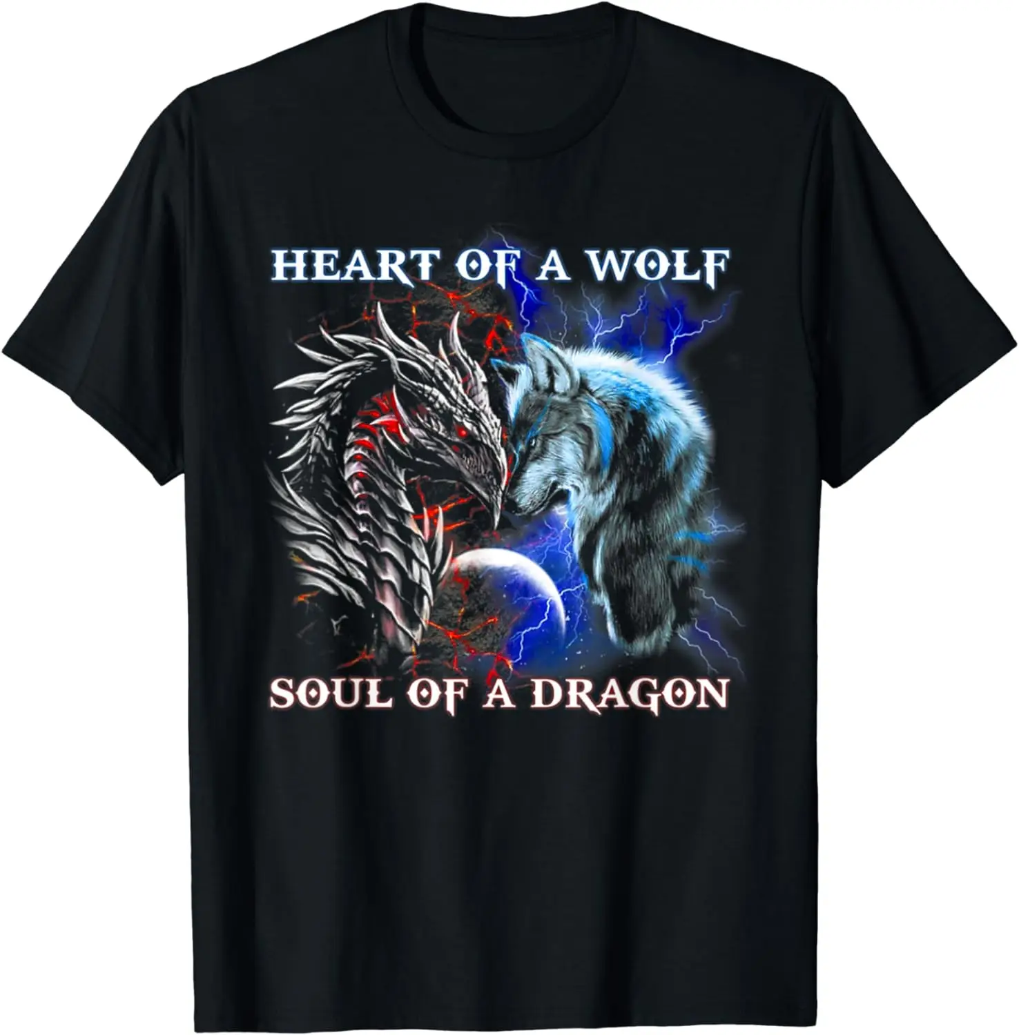 Cool dragon - wolf warrior T-Shirt