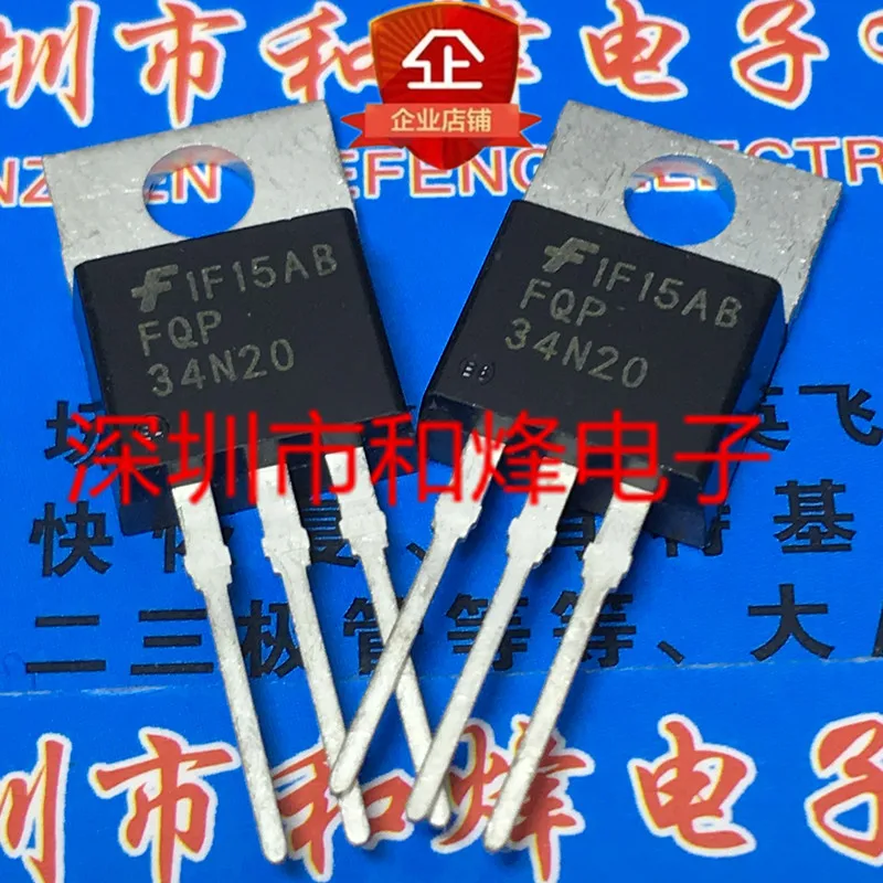 5PCS-10PCS FQP34N20  TO-220 200V 30A    New And Original On Stock