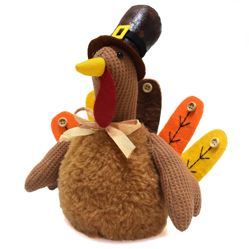 Thanksgiving Decorations Turkey Ornaments Handmade Turkey Figurines Figurines Harvest Festival Autumn Decorations