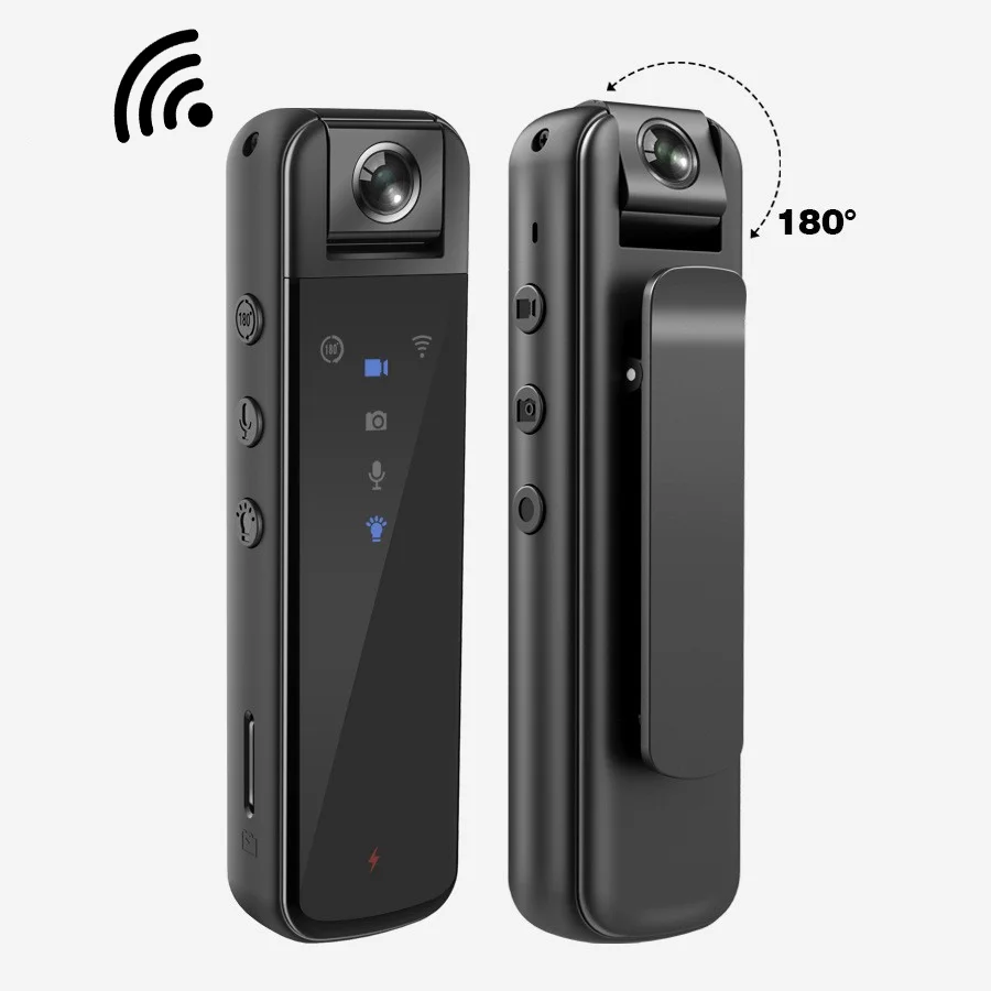 1080P High-definition Night Vision Mini WiFi Hotspot Camera Magnetic Outdoor Sports DV Motion Camera Law Enforcement Recorder