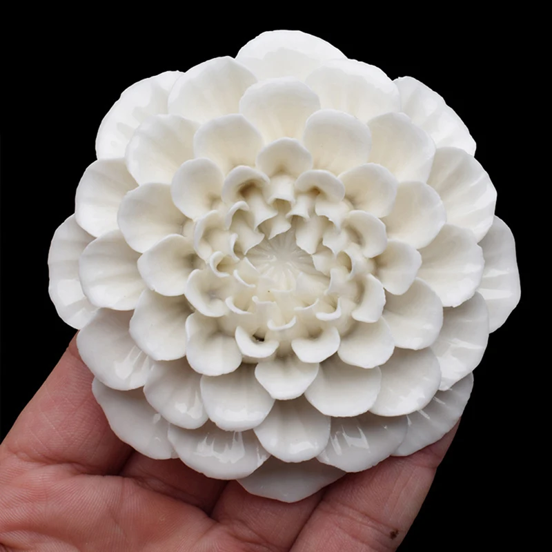 NEW 3D Peony Flower Silicone Mold 8.8Cm Fondant Cake Mold Plaster Aromatherapy Handmade Mold Wedding Decorating Tool