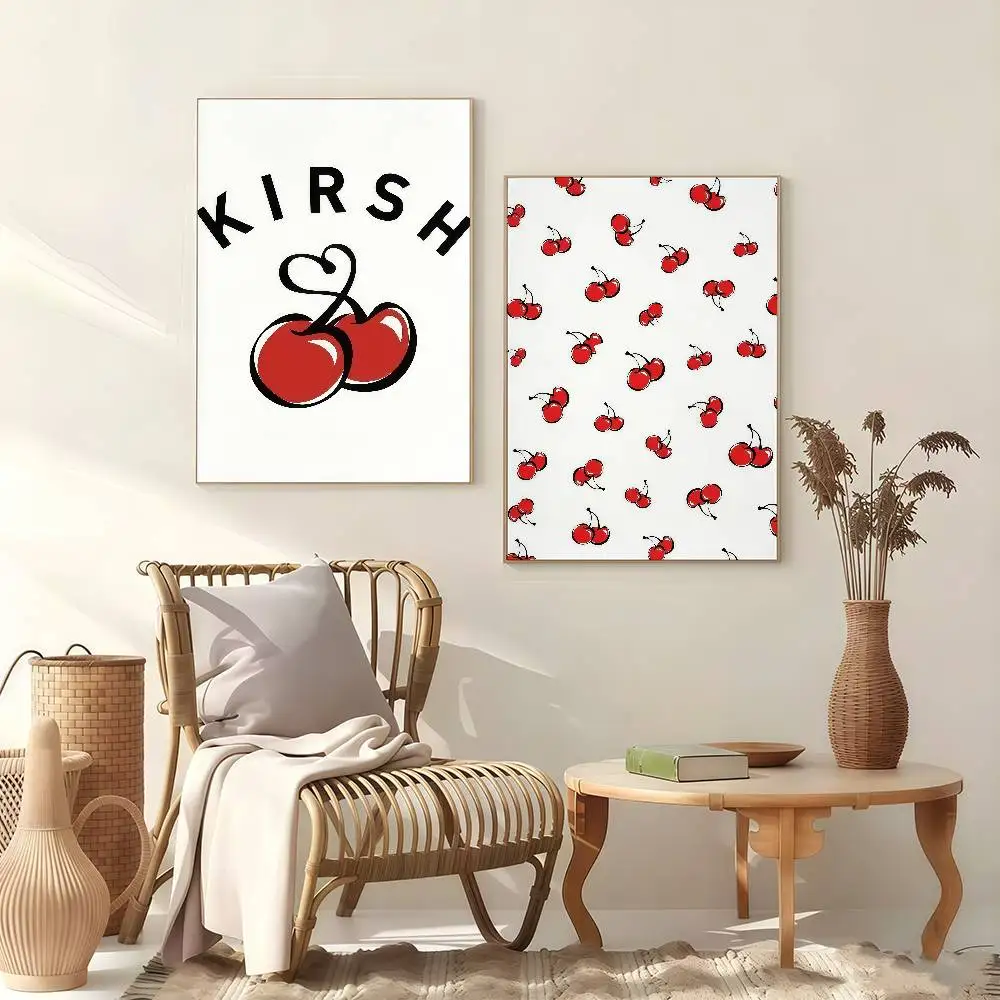 Energetic Interesting K-KIRSH-H Poster Stickers Classic Art Print Retro Wall Decor HD Living Room Home Poster Festival Gift