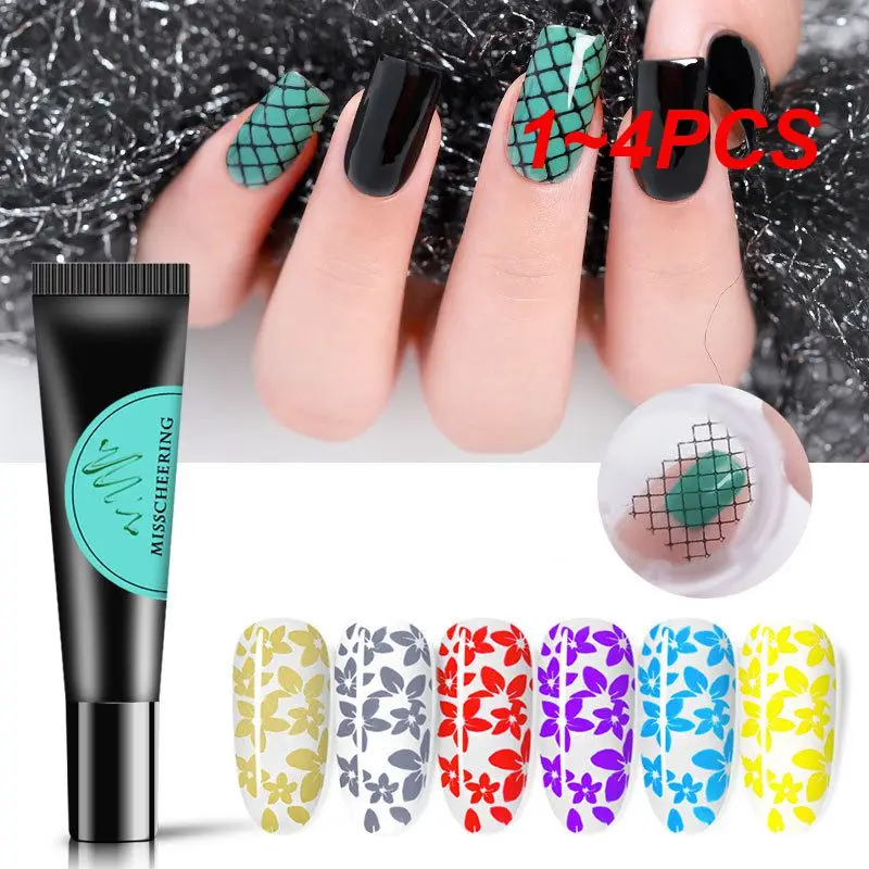 1~4PCS Printing Gel Easy Application Smudge-proof Nail Lacquer Customer Favorite Stamping Plate Highly Sought-after Template