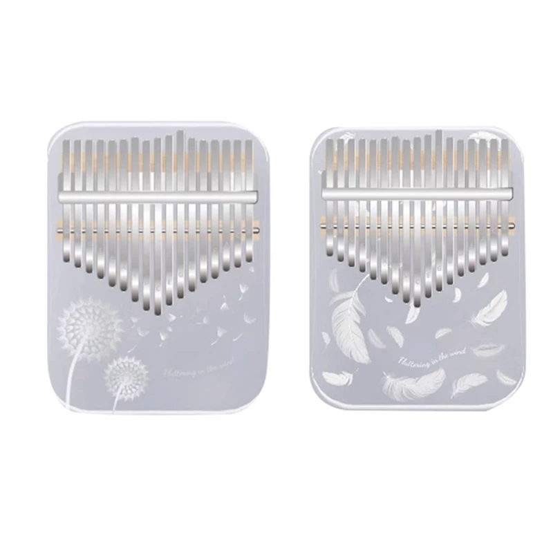 

B48B-Kalimba 17 Key Professional Thumb Piano Acrylic Kalimba Thumb Piano Keyboard Musical Instrument