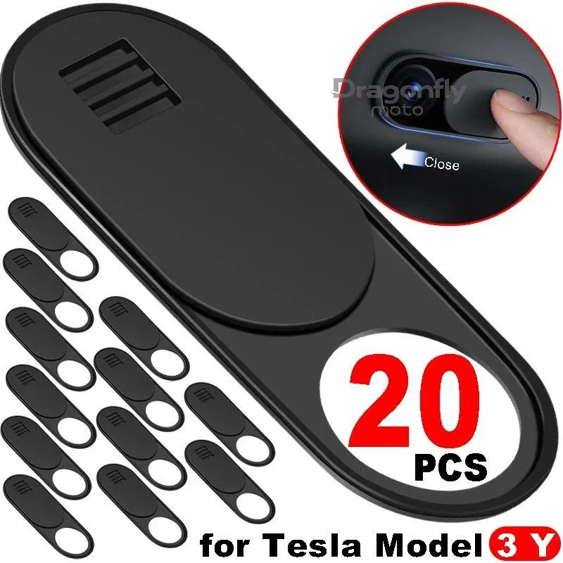 Ultra Thin Slide Webcam Cover for iPad Tablet Laptop Slide Sticker Privacy Protector for Tesla Model 3 Y Interior Cabin Camera