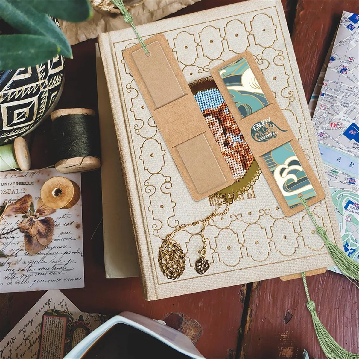 Super hot s Resin Bookmark Holder Bookmark Sleeves with Clear DIY Acrylic Bookmarks Colorful Bookmark Pendant