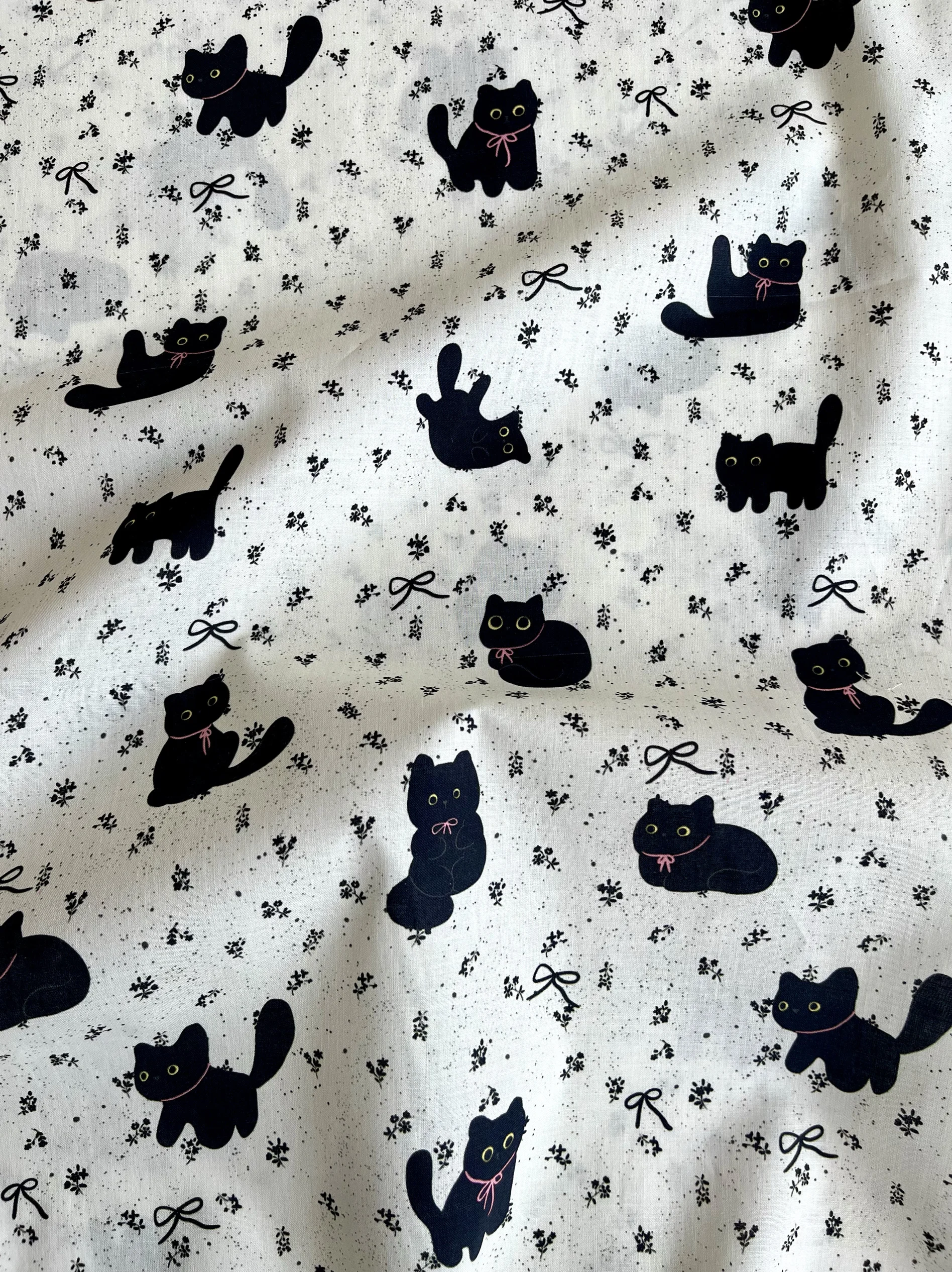 

Pure Cotton Handmade Fabric Bla Design 5m Wide m Price Bag Pillow Cover Home DIY Sponge Pad Material